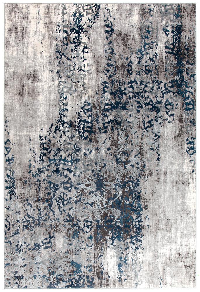 Kendal 1731 Grey Modern Rug Blue WhiteKEN - 1731 - GRY - 230X160Rugtastic