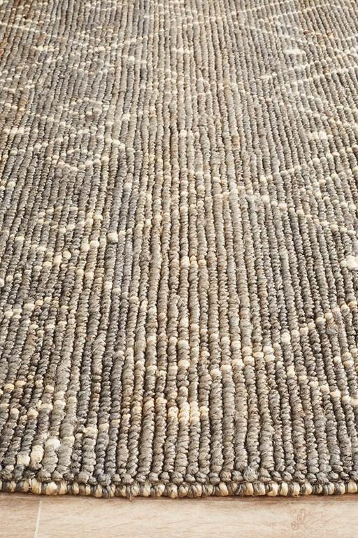 Kenya 27 Grey Hand Woven Tribal Jute RugKYA - 27 - GRY - 225X155Rugtastic