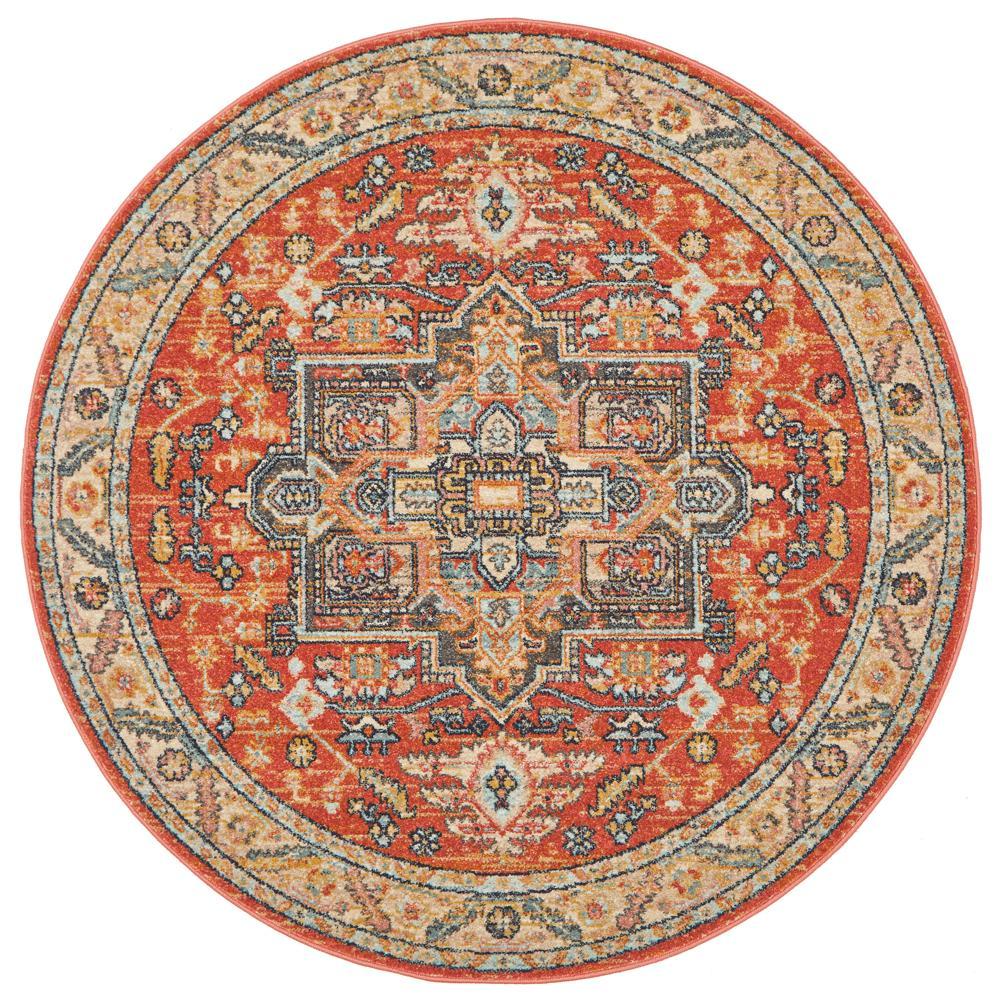 Legacy 850 Terracotta Round RugLEG - 850 - TERA - 150X150Rugtastic