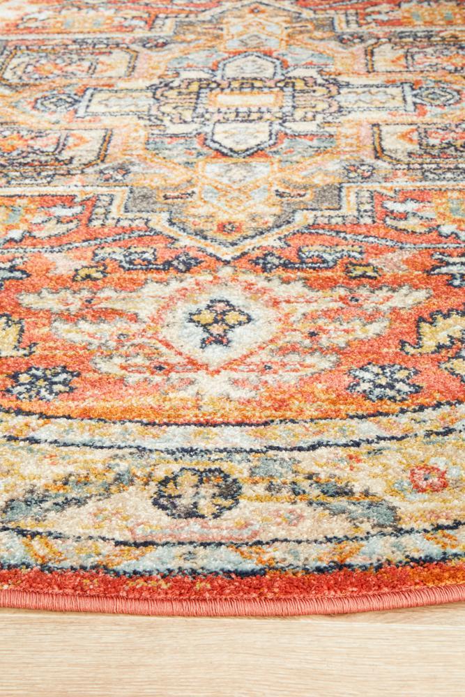 Legacy 850 Terracotta Round RugLEG - 850 - TERA - 150X150Rugtastic
