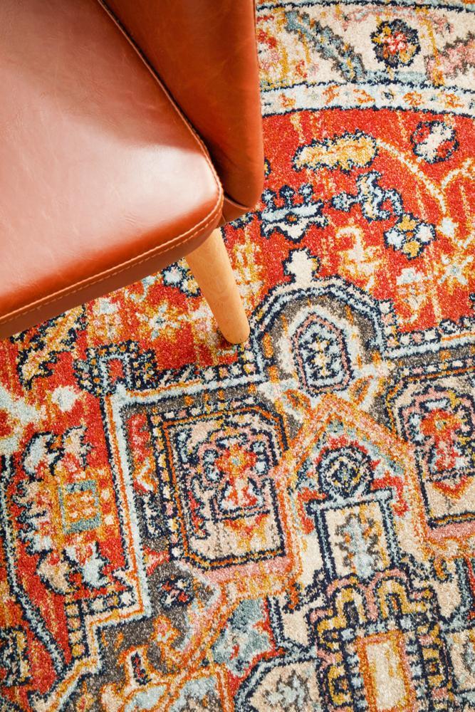 Legacy 850 Terracotta Round RugLEG - 850 - TERA - 150X150Rugtastic
