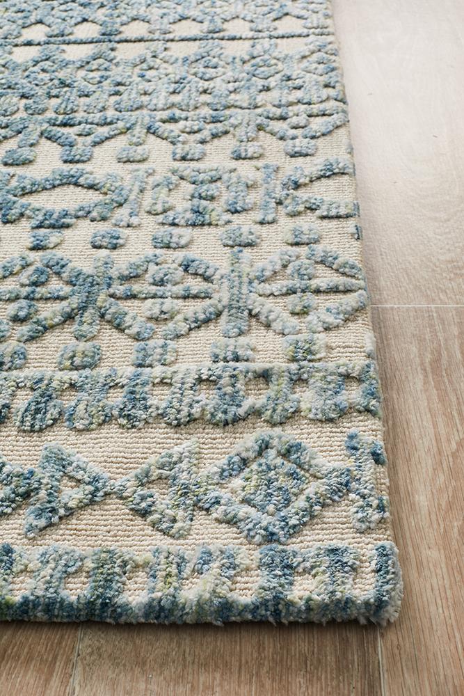 Levi Scarlett Blue Green RugLEV - 363 - BLUE - 225X155Rugtastic