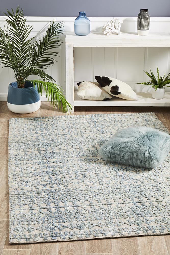 Levi Scarlett Blue Green RugLEV - 363 - BLUE - 225X155Rugtastic