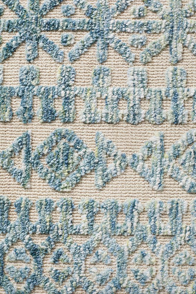 Levi Scarlett Blue Green RugLEV - 363 - BLUE - 225X155Rugtastic