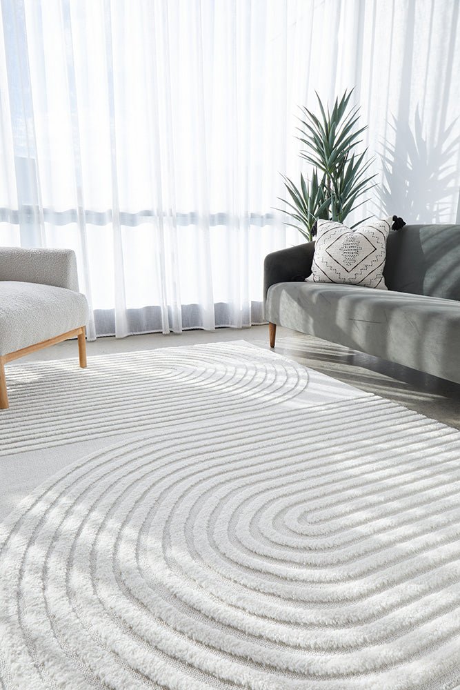 Lotus Abbey White RugLOT - ABBEY - WHITE - 230X160Rugtastic