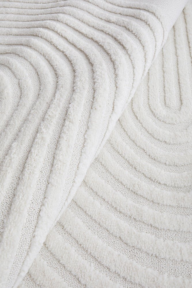 Lotus Abbey White RugLOT - ABBEY - WHITE - 230X160Rugtastic