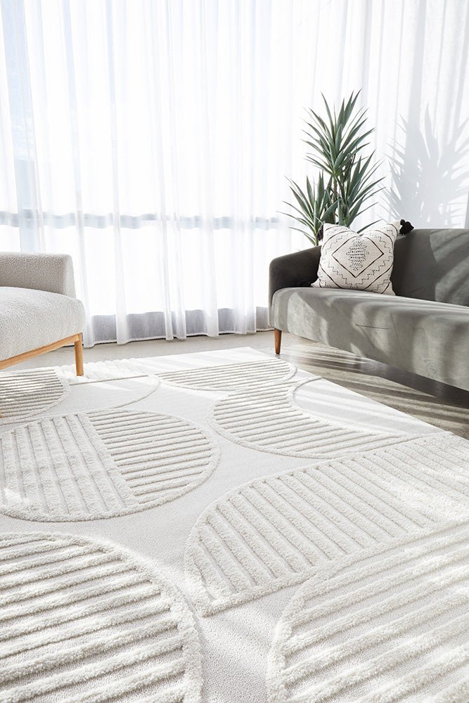 Lotus Leo White RugLOT - LEO - WHITE - 230X160Rugtastic