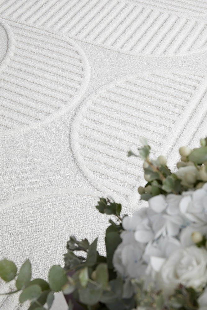 Lotus Leo White RugLOT - LEO - WHITE - 230X160Rugtastic