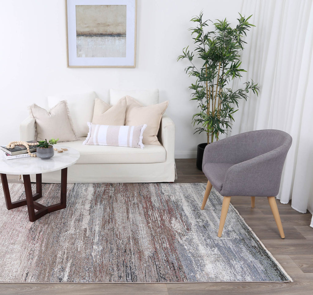 Melbourne Hormuz Multi Abstract Soft RugMARY120M05Rugtastic