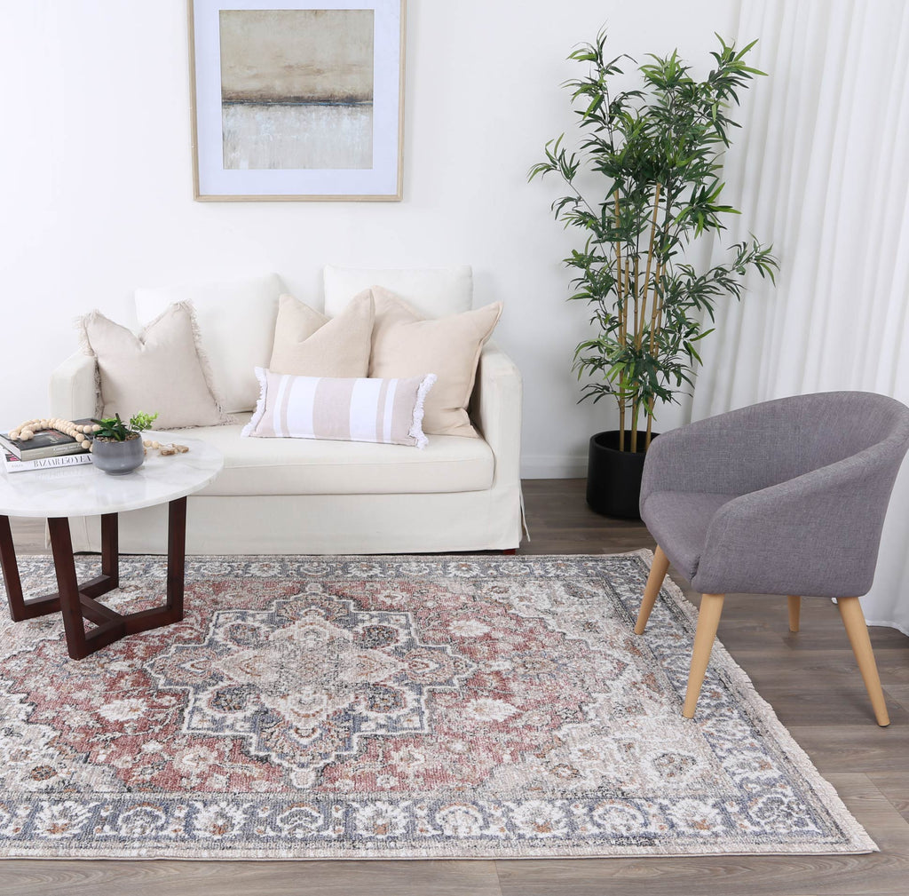 Melbourne Patchwork Multi Traditional Soft RugMARY120M03Rugtastic