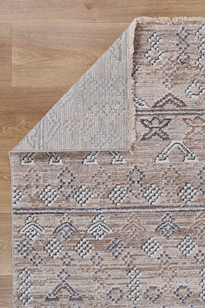 Melbourne Sivas Ash Tribal Soft RugMARY120M09Rugtastic