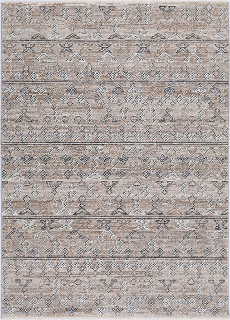 Melbourne Sivas Ash Tribal Soft RugMARY120M09Rugtastic