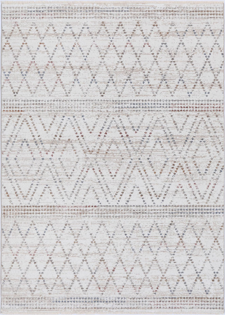 Melbourne Tabriz Beige Geometric Soft RugMARY120M08Rugtastic