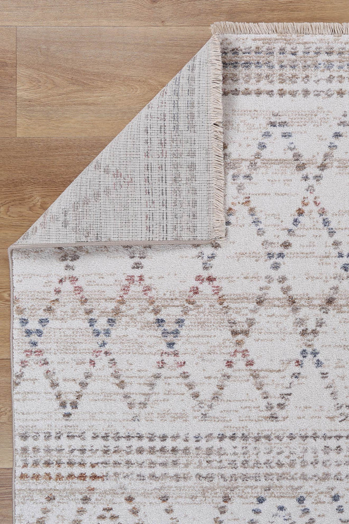 Melbourne Tabriz Beige Geometric Soft RugMARY120M08Rugtastic