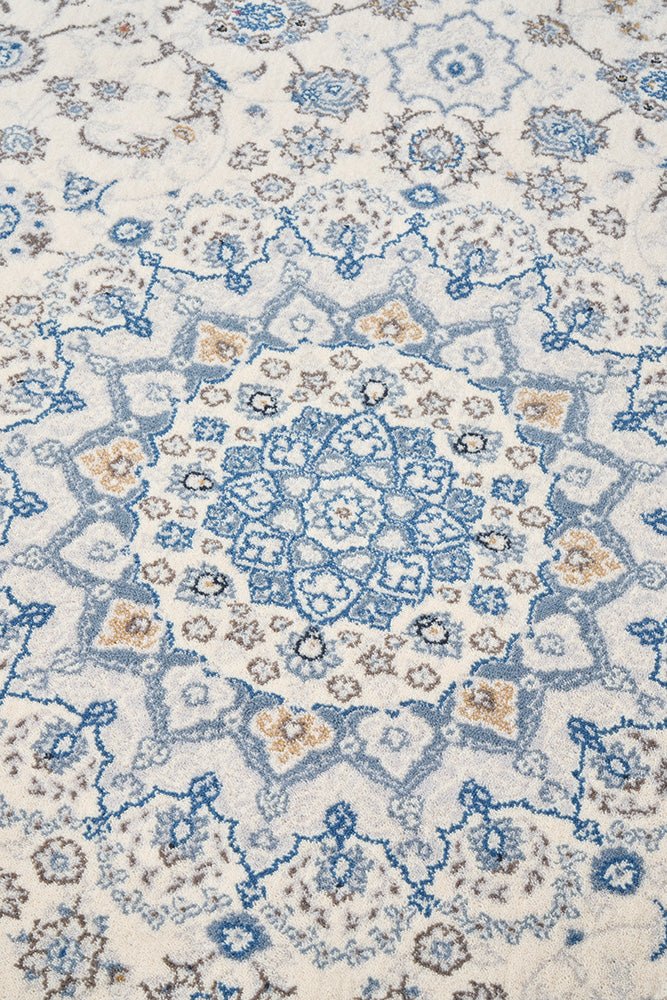 Melody Kashan Ivory Rug Traditional Persian DesignMEL - KASHAN - 230X160Rugtastic