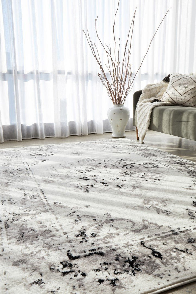 Metro 602 Black WhiteMET - 602 - BLWH - 230X160Rugtastic