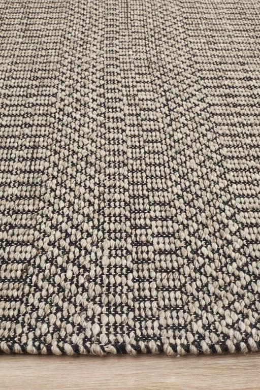 Miller 735 Grey Beige Wool Flatweave RugMIL - 735 - GRY - 225X155Rugtastic