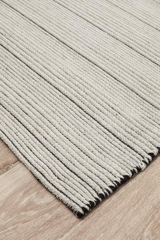 Miller 738 Ivory Cream Wool Flatweave RugMIL - 738 - IVO - 225X155Rugtastic