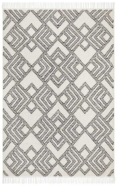 Miller 739 White Wool Flatweave RugMIL - 739 - WHI - 225X155Rugtastic