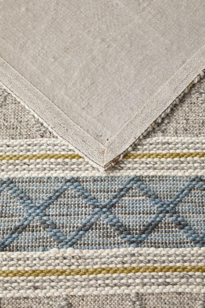 Miller 740 Silver Wool Flatweave RugMIL - 740 - SIL - 225X155Rugtastic