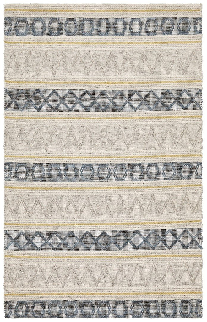 Miller 740 Silver Wool Flatweave RugMIL - 740 - SIL - 225X155Rugtastic