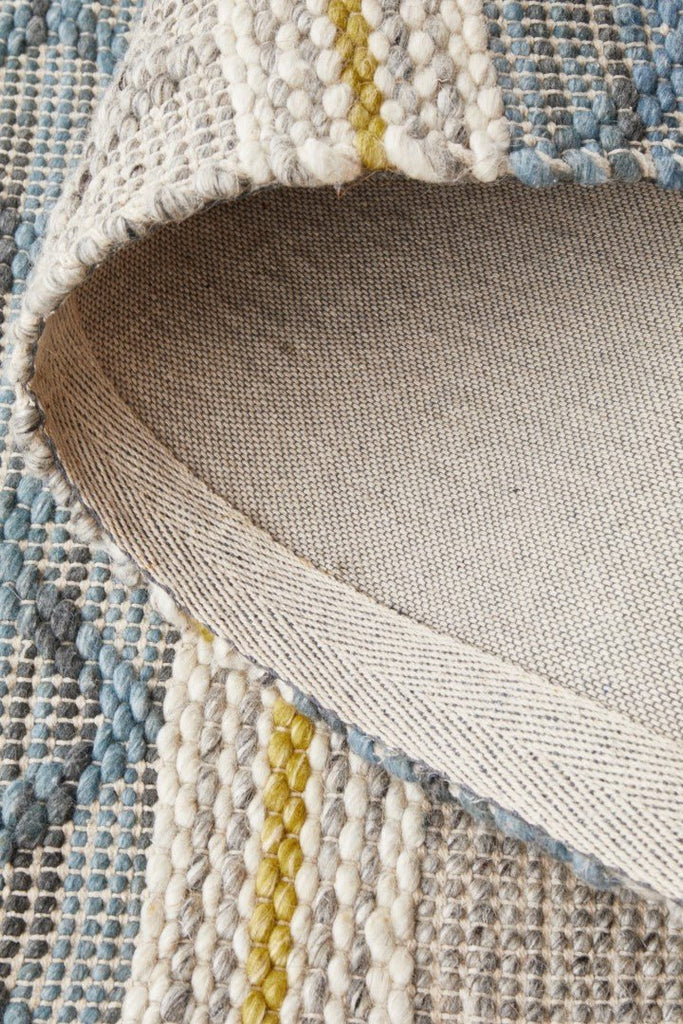 Miller 740 Silver Wool Flatweave RugMIL - 740 - SIL - 225X155Rugtastic