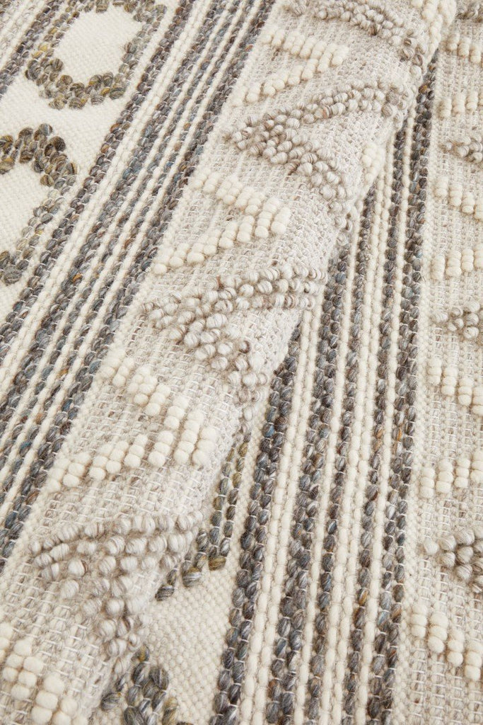 Miller 743 Stone Wool Flatweave RugMIL - 743 - STO - 225X155Rugtastic