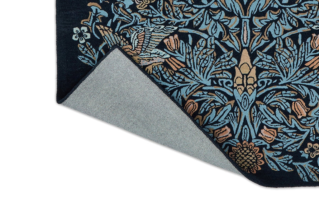 Morris & Co Bird Webb's Blue 128308 RugBC - MOR - 128308 - 200X140Rugtastic