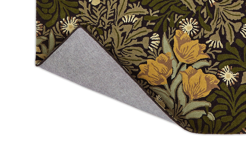 Morris & Co Bower Twining Vine Green 128207 RugBC - MOR - 128207 - 200X140Rugtastic