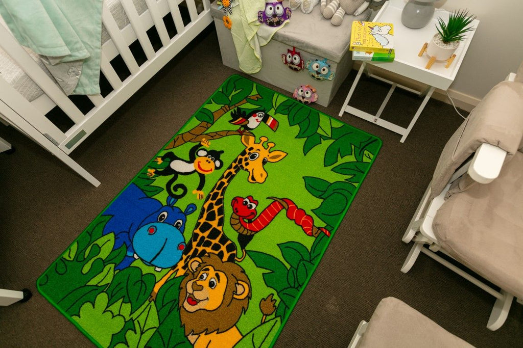 Mos Kids Rug Jungle AnimalsPLAYMAT/JUNGLE/94Rugtastic