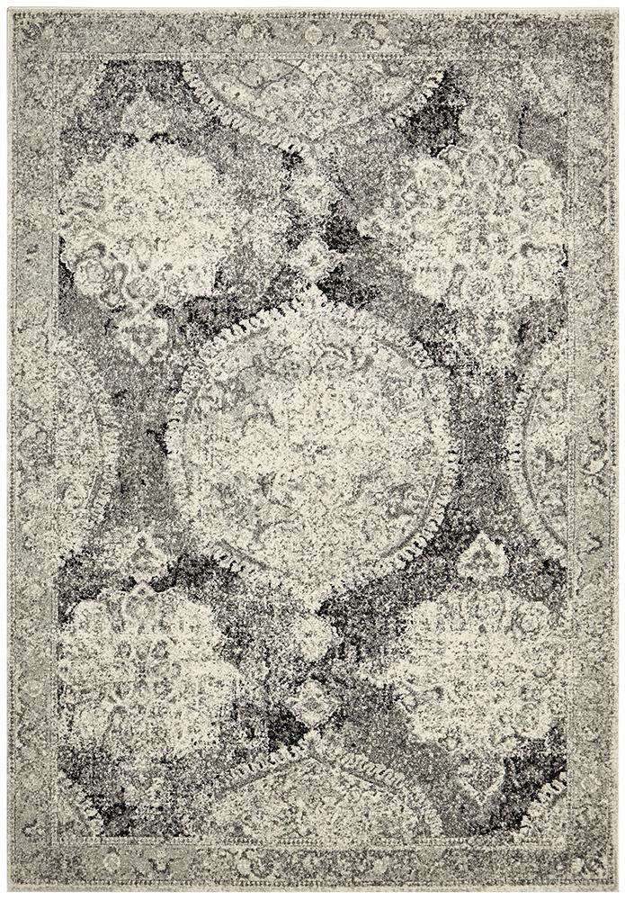 Museum 862 Beverly Charcoal Grey RugMUS - 862 - CHAR - 230X160Rugtastic