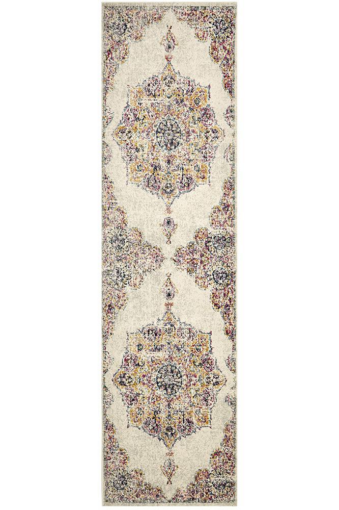 Museum 864 Kendall Bone Cream RugMUS - 864 - BONE - 230X160Rugtastic