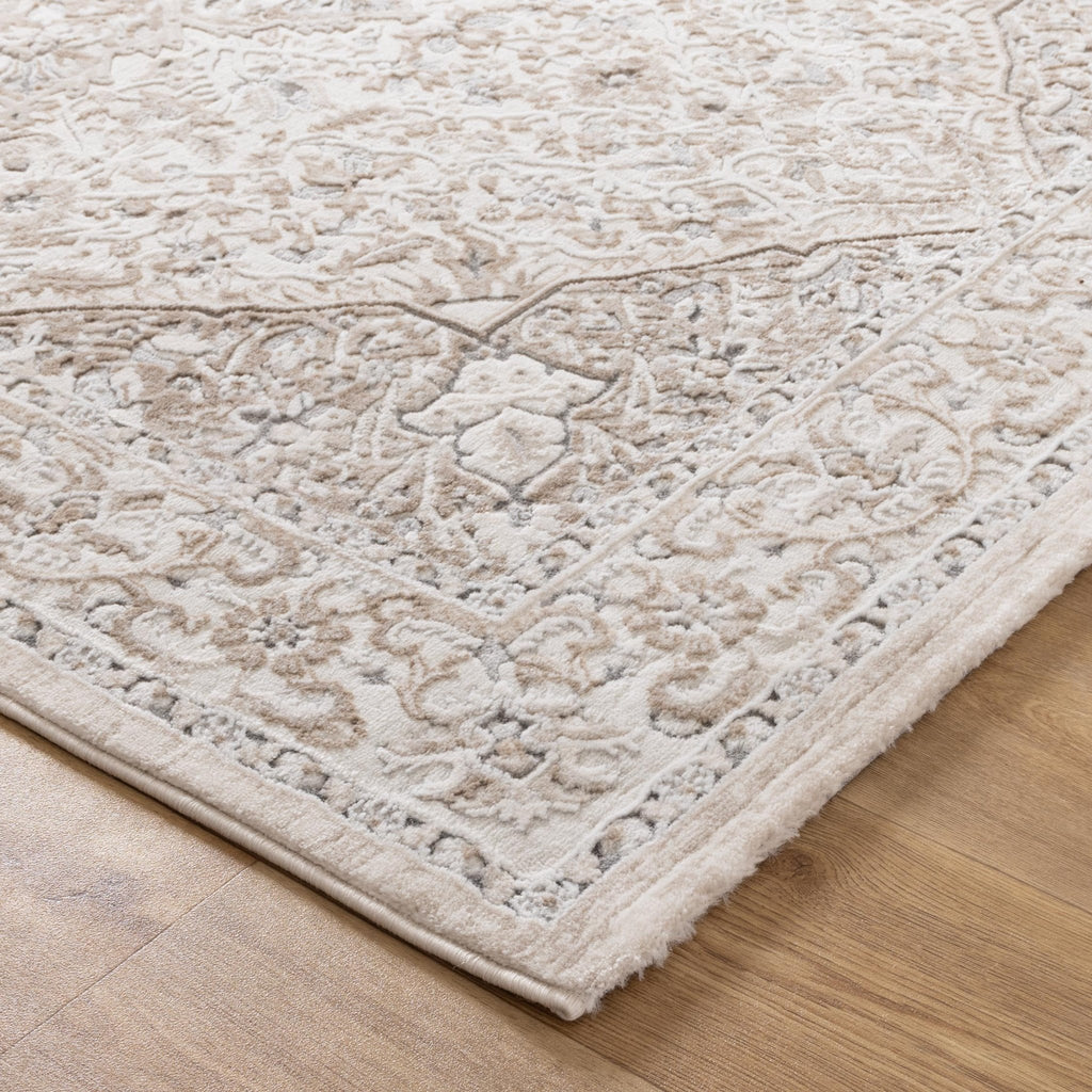 Myah Medallion Cream and Beige Rug - M104MAYA160M104Rugtastic