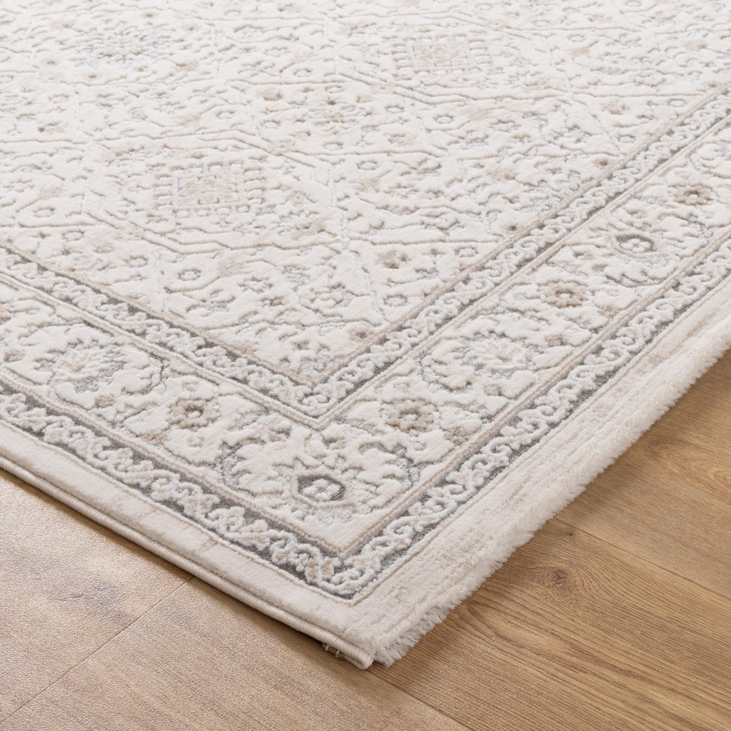 Myah Traditional Border Cream and Beige Rug - M103MAYA160M103Rugtastic