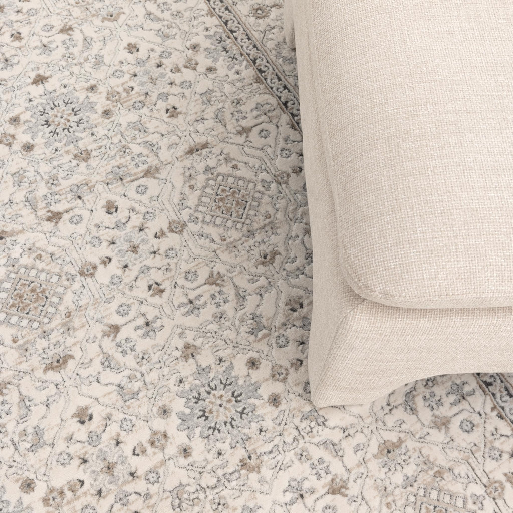 Myah Traditional Border Cream and Beige Rug - M103MAYA160M103Rugtastic