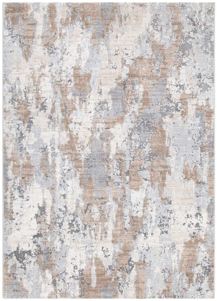 Myah Watercolour Astract Grey and Beige Rug - M106MAYA160M106Rugtastic