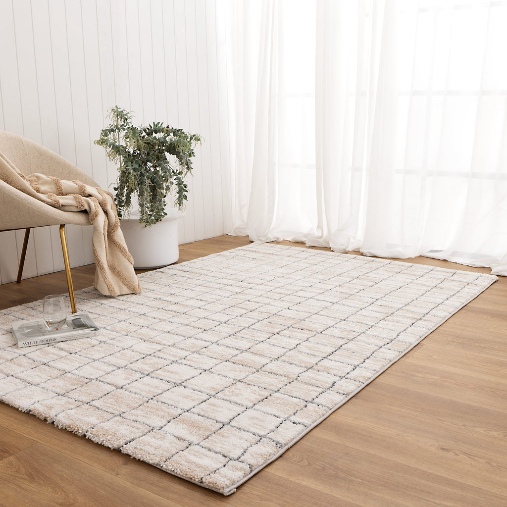 Nola Clean Lines Neutral Rug - N004NOLA160N004Rugtastic