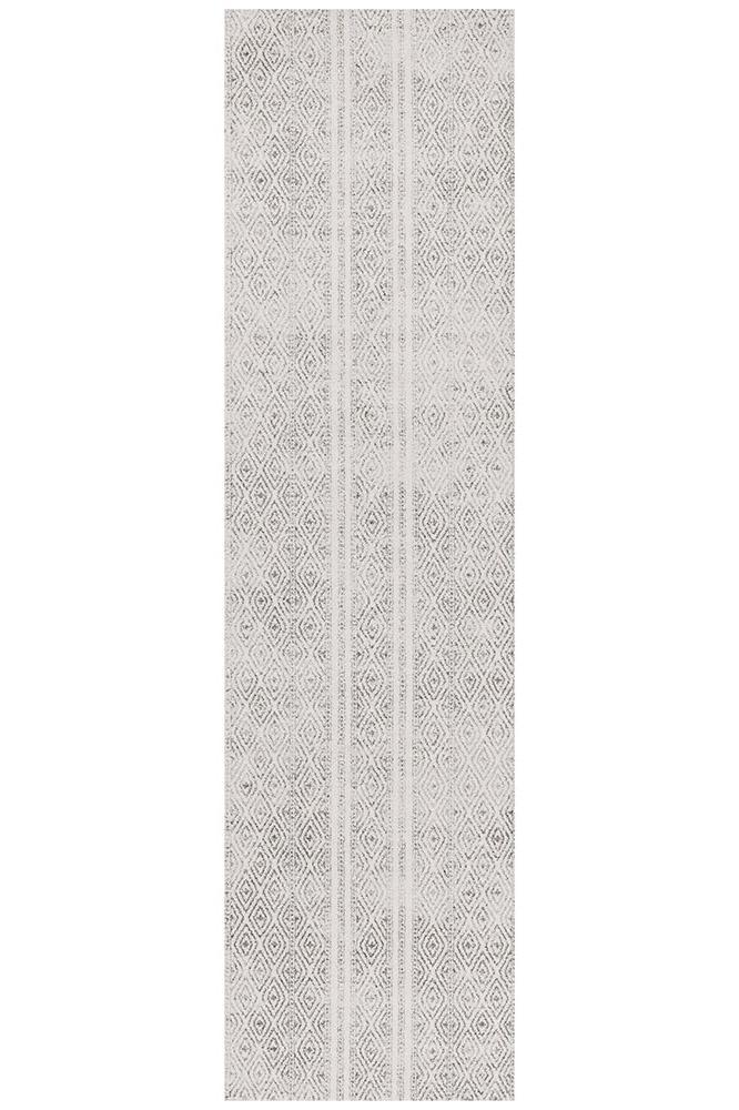 Oasis Cream And Grey Tribal RugOAS - 450 - GRY - 230X160Rugtastic