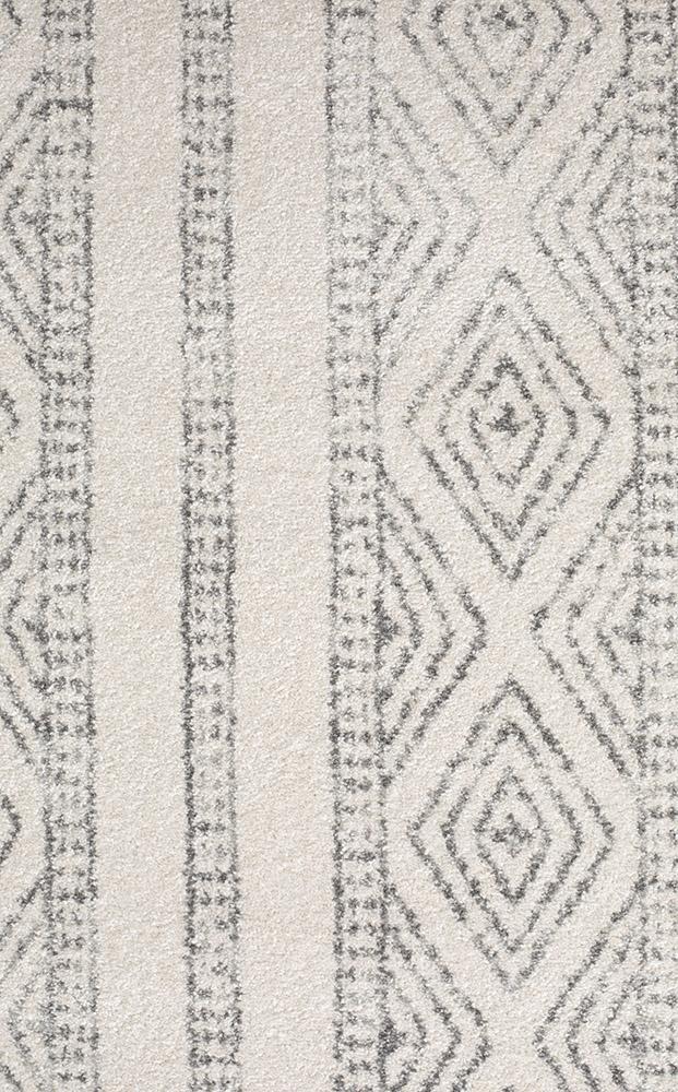 Oasis Cream And Grey Tribal RugOAS - 450 - GRY - 230X160Rugtastic