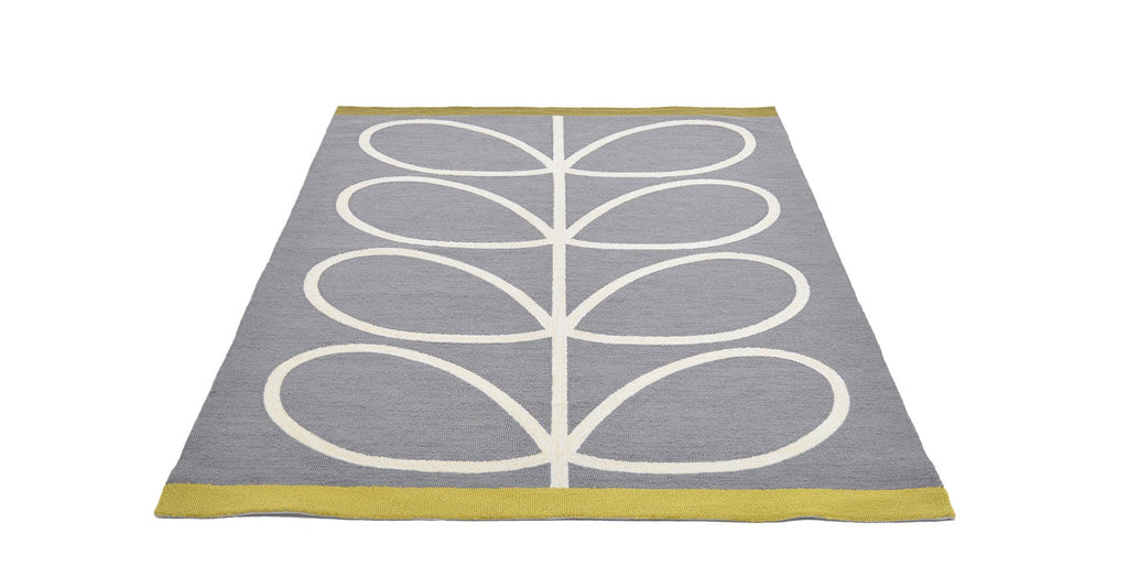 Orla Kiely Giant Linear Stem Slate Indoor Outdoor Rug 460605BC - OK - 460605 - 200X140Rugtastic