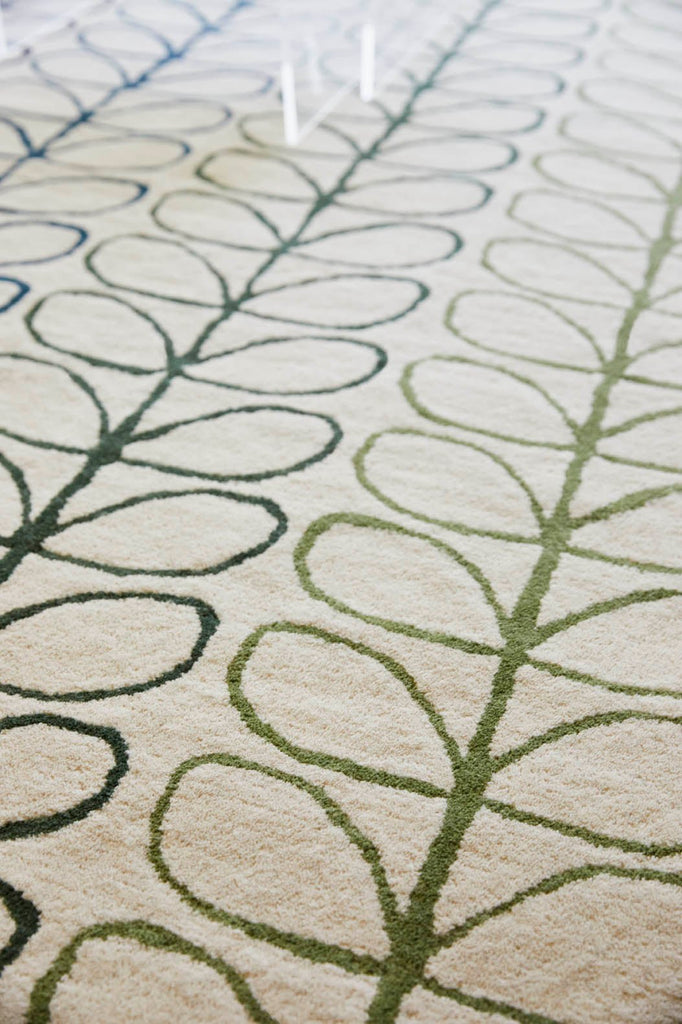 Orla Kiely Linear Stem Ombre Basil 061107BC - OK - 061107 - 180X120Rugtastic
