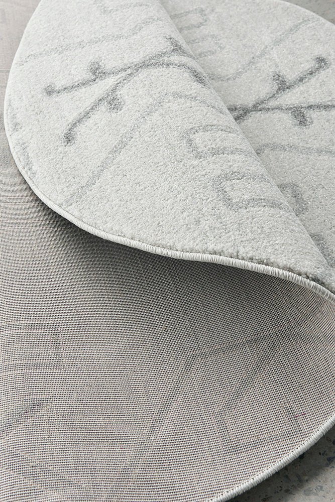 Paradise Cala Grey RoundPDS - CALA - GREY - 150X150Rugtastic