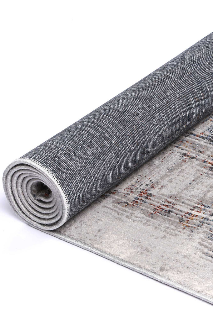 Paulina Grey Multi Diamond Transitional RugPORT12015Rugtastic