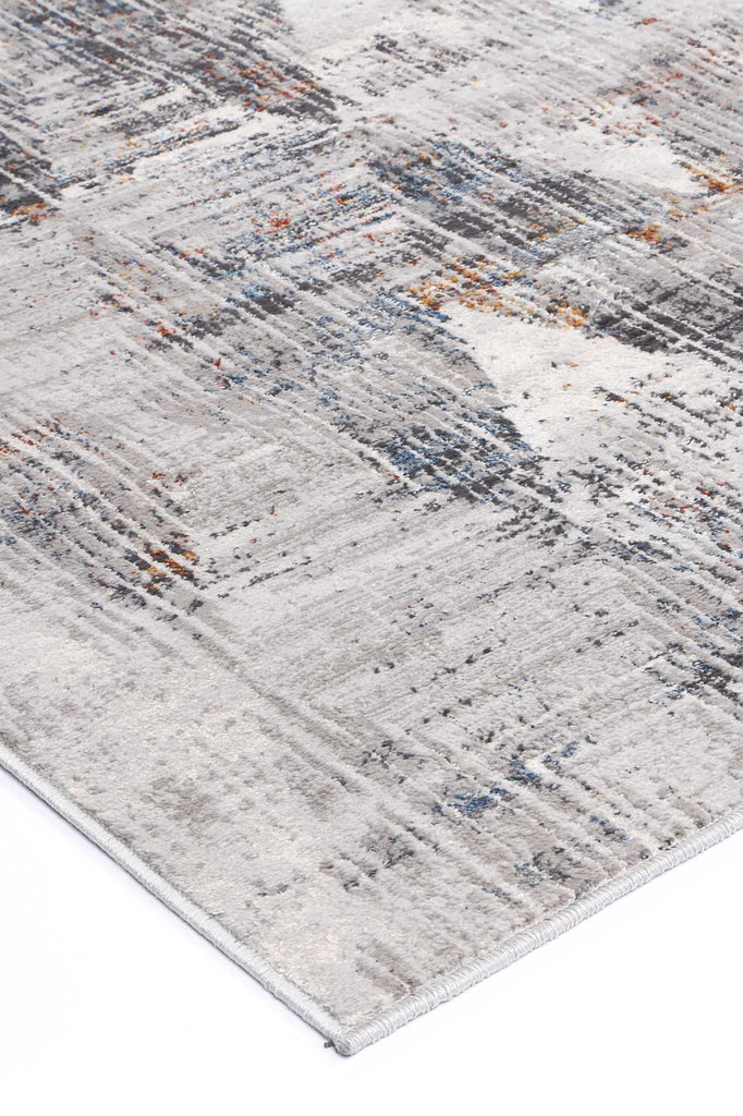 Paulina Grey Multi Diamond Transitional RugPORT12015Rugtastic