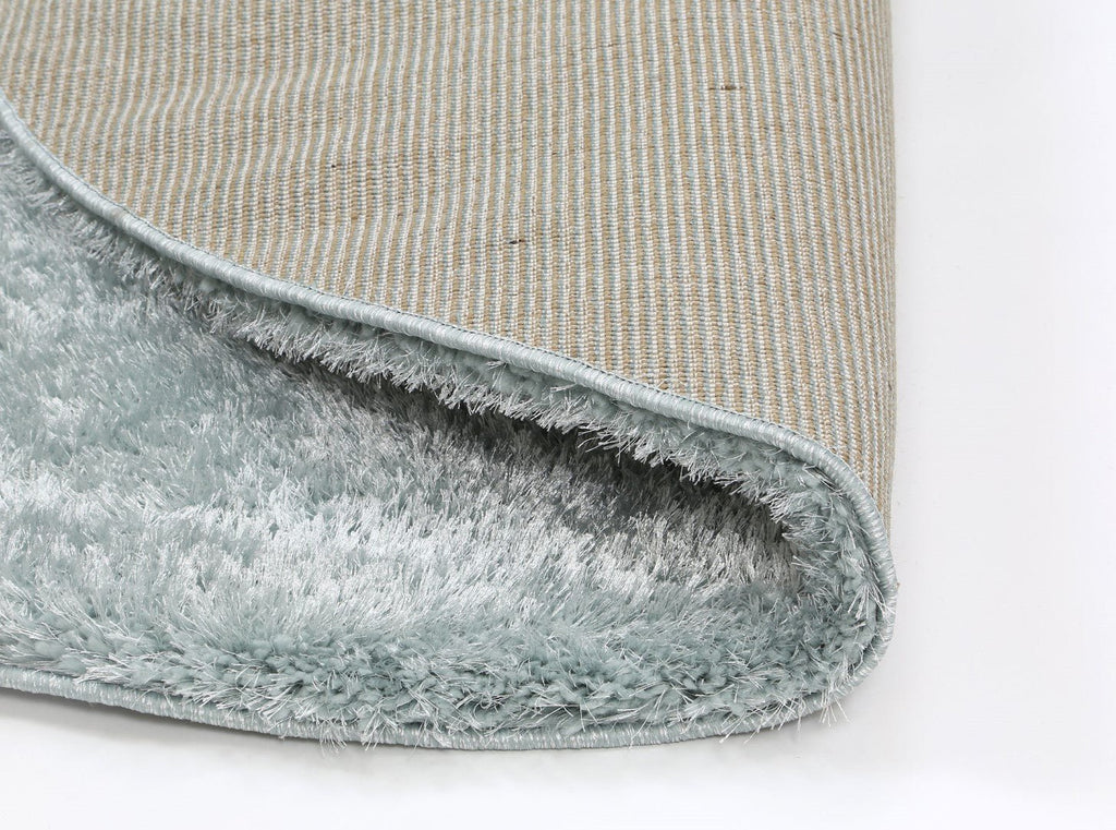 Perth Soft Shag Round Rug TealPUFF16R33TEALRugtastic