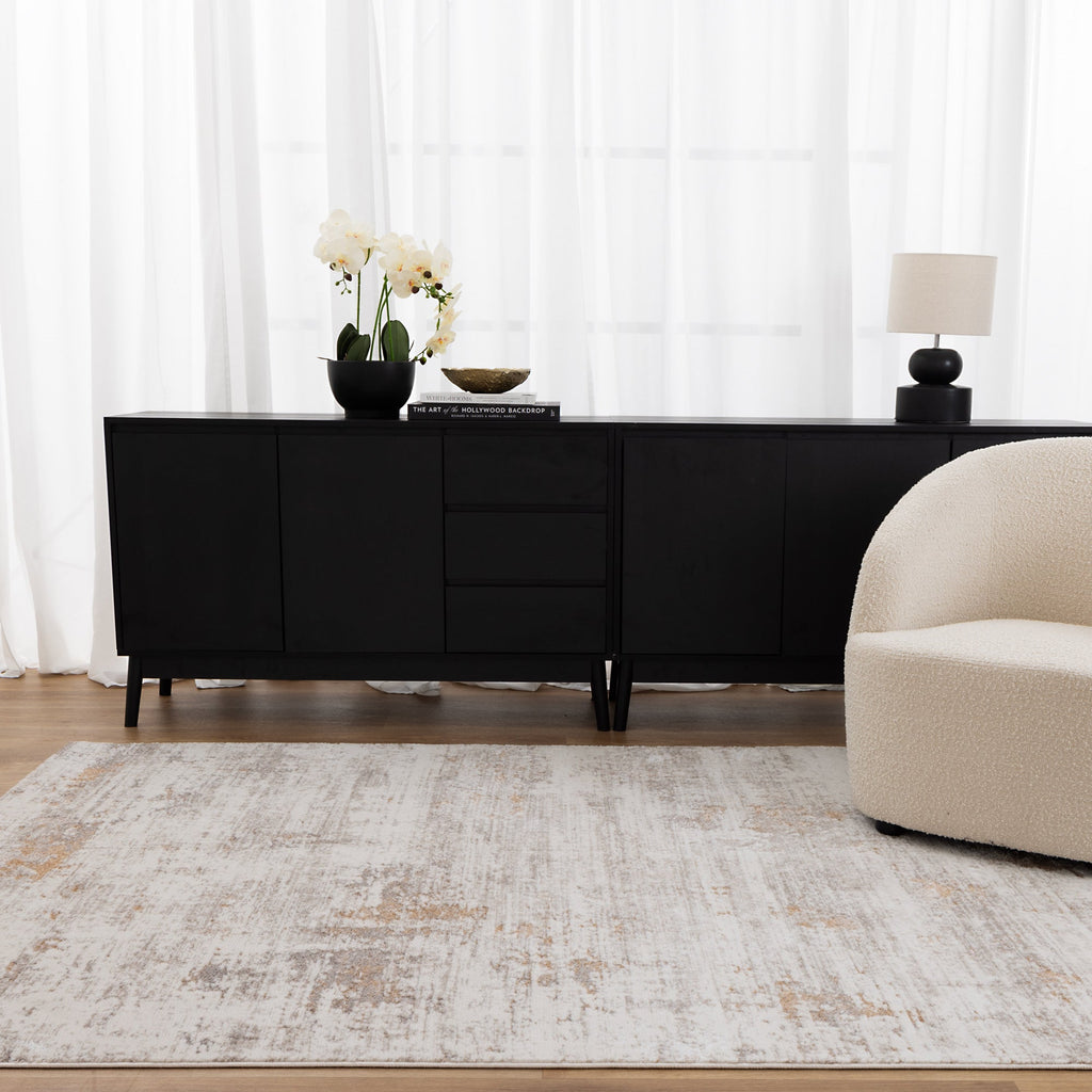 Pierre Cardin Ocean Abstract Beige RugOCEA16004Rugtastic