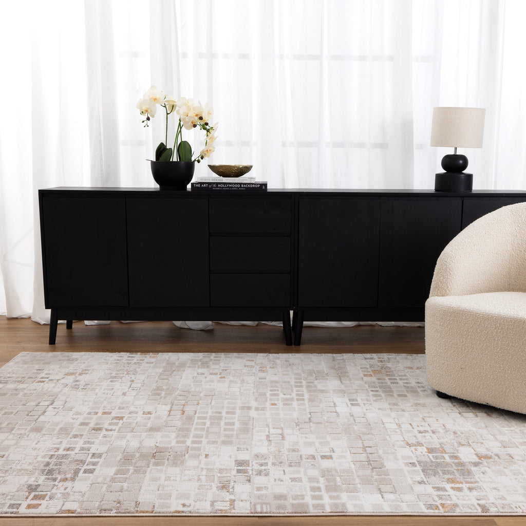 Pierre Cardin Ocean Matrix Beige RugOCEA16002Rugtastic