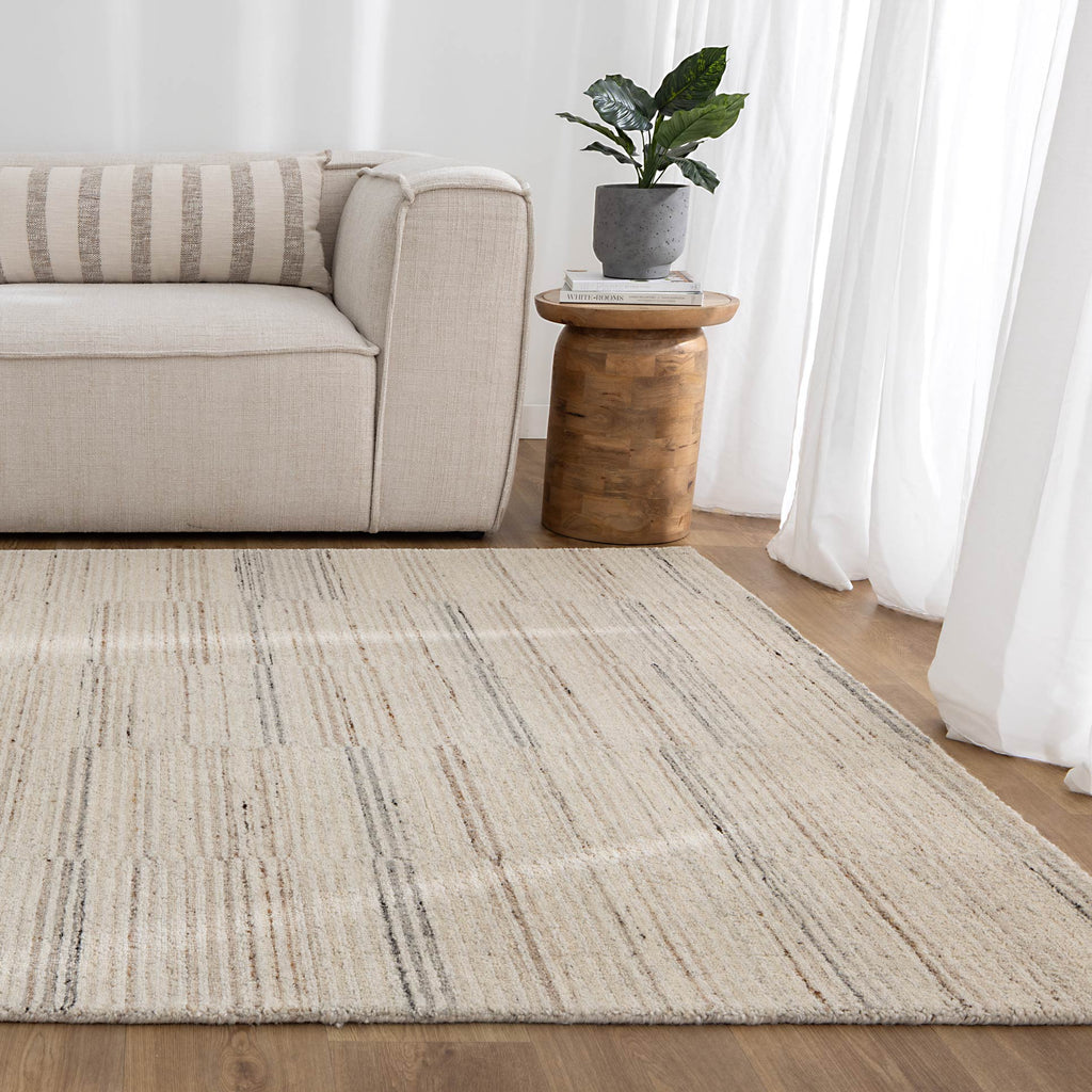 Praise Lines Natural Wool RugPRAI160LINARugtastic