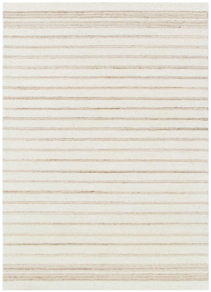 Praise Stripes Ivory Beige Wool RugPRAI160STIBRugtastic
