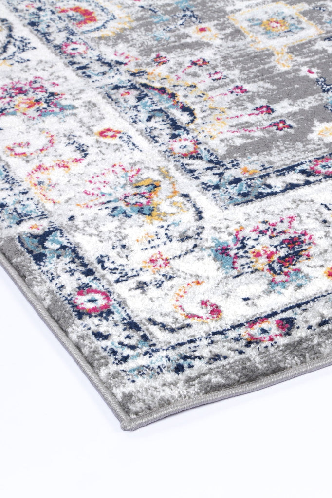 Pravda Grey Multi Traditional RugPROV16019Rugtastic